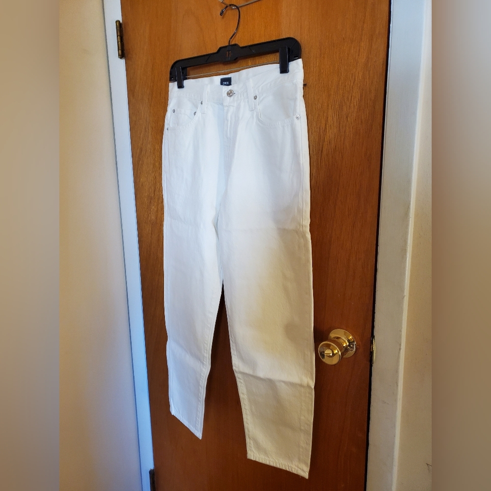 Edwin Anderson Ankle Ivory jeans size 29 Anthropologie